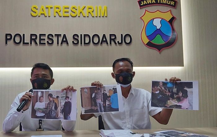 Polresta Sidoarjo Beber Video Viral Penangkapan Tersangka Kasus IT Live Instagram