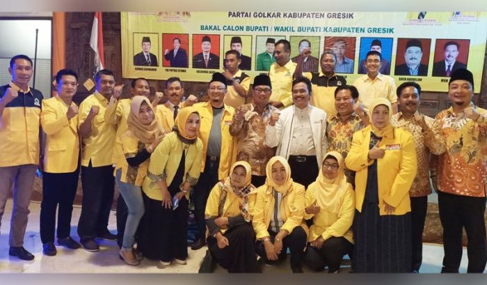 Enam Bacabup Golkar Janji Tuntaskan Banjir Kali Lamong dan Tegakkan Hukum