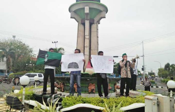 Kecam Tindakan Israel di Masjid Al Aqsa, HMI Tuban Gelar Aksi Solidaritas