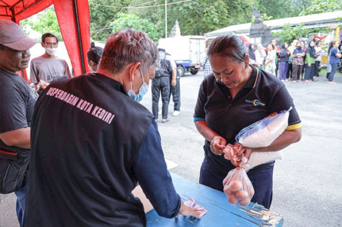 Pemkot Kediri Gelar Operasi Pasar Murah di Kawasan Goa Selomangleng