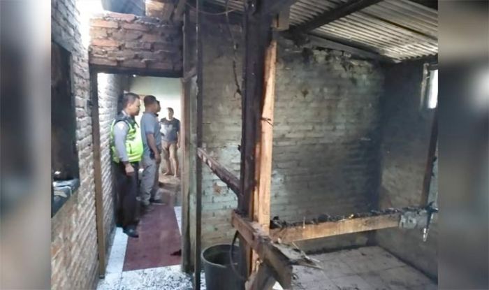 LPG Ngowos, Satu Rumah di Balongbendo Sidoarjo Terbakar