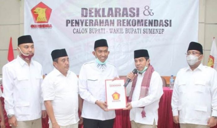 Gerindra Rekom Achmad Fauzi dan Dewi Khalifah di Pilbup Sumenep