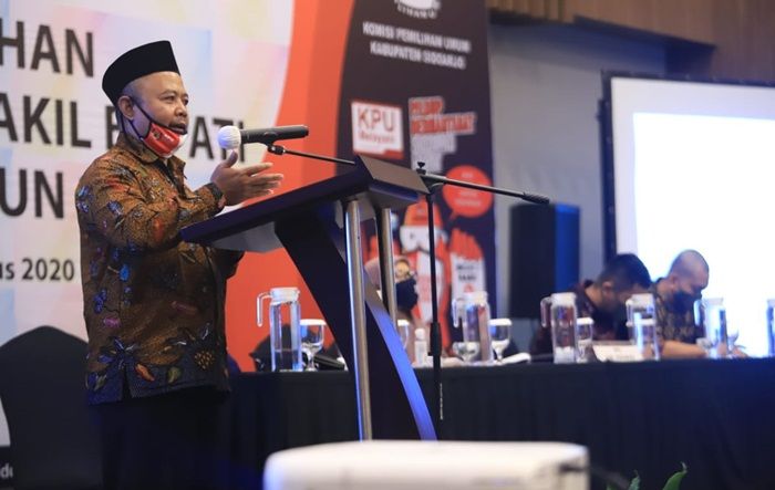 KPU Sidoarjo Sosialisasikan Sejumlah Aturan Baru Berikut Jadwal Tahapan Pilbup