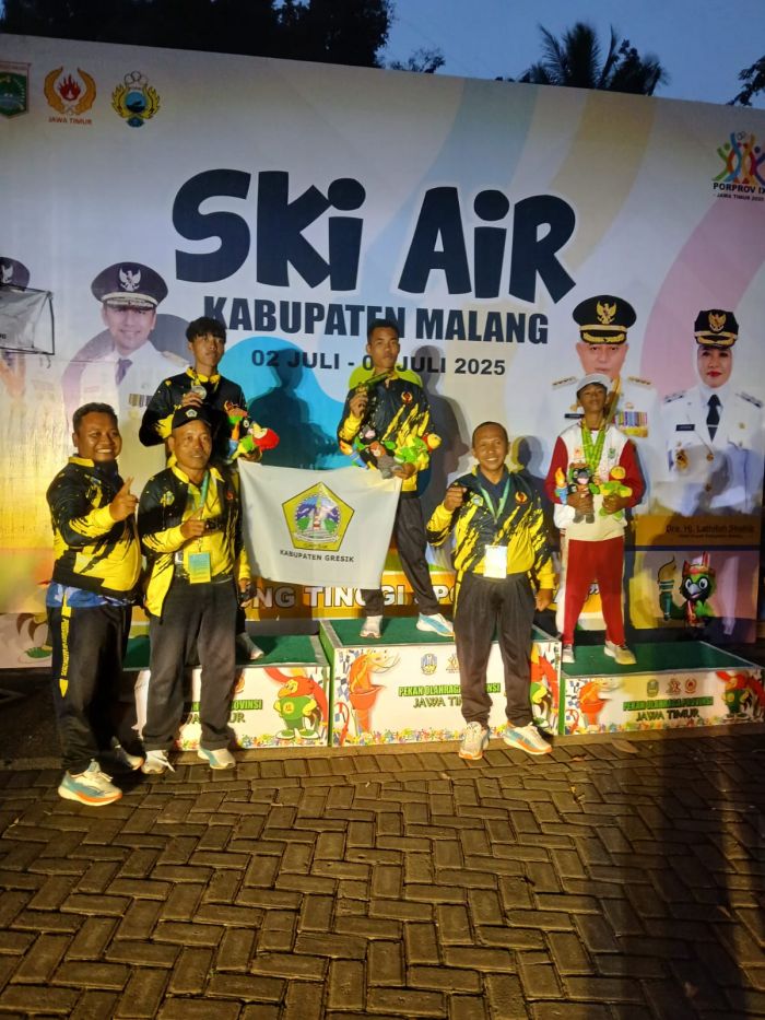 Cabor Ski Air Kontingen Gresik Bawa Pulang 5 Medali di Porprov IX Jatim Cabor Ski Air Kontingen Gresik Bawa Pulang 5 Medali di Porprov IX Jatim