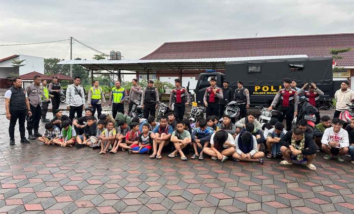 Gagalkan Perang Sarung di Kota Mojokerto, Polisi Amankan 28 Remaja Gagalkan Perang Sarung di Kota Mojokerto, Polisi Amankan 28 Remaja