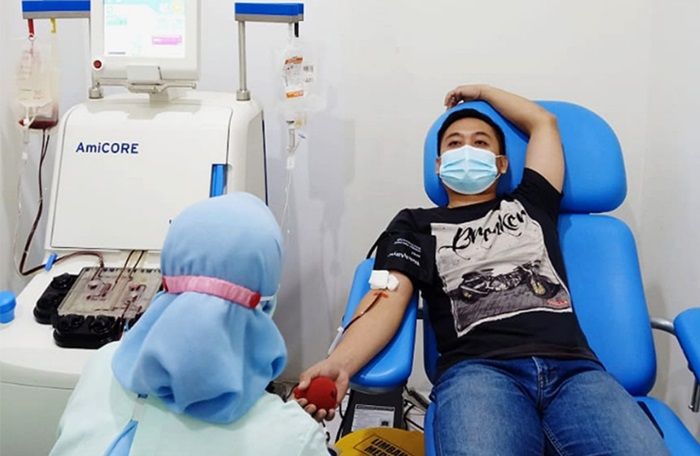 Semangat Tolong Sesama, Para Penyintas Covid-19 Kota Kediri Donor Plasma di Gedor Pasen Semangat Tolong Sesama, Para Penyintas Covid-19 Kota Kediri Donor Plasma di Gedor Pasen