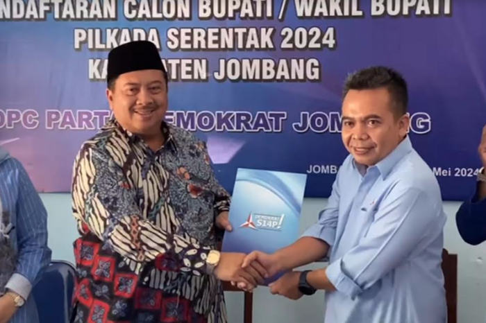 Ketua Asosiasi Kades di Jombang Daftar Calon Bupati Lewat Penjaringan Partai Demokrat