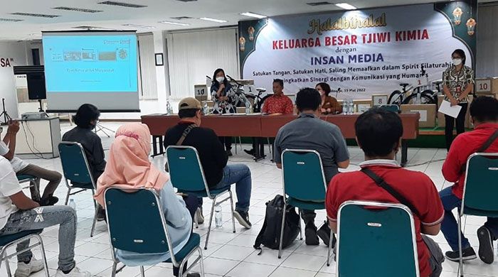 Gelar Halal Bihalal Bersama Wartawan, Tjiwi Kimia Jadikan Media Sebagai Part of Bussines