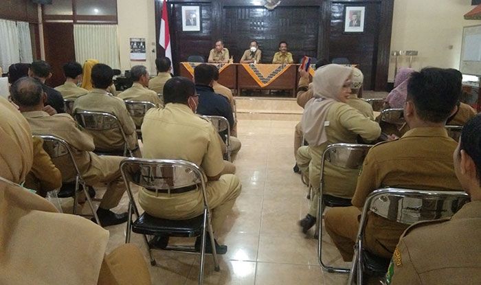 Hari Pertama Pascalibur Lebaran, Diskominfo Sumenep Gelar Rapat Koordinasi