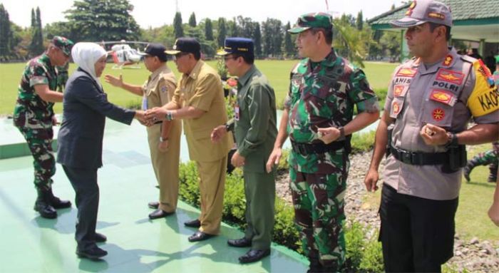 Bupati Rijanto Sambut Rombongan Gubernur Cek Kesiapan Pemilu di Blitar