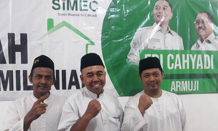 Tidak Euforia, Relawan Santri Milenial Pilih Kawal Suara Erji