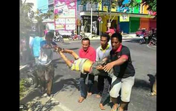 Kecelakaan di Simpang Tiga Buddagan Pamekasan Renggut Satu Nyawa 