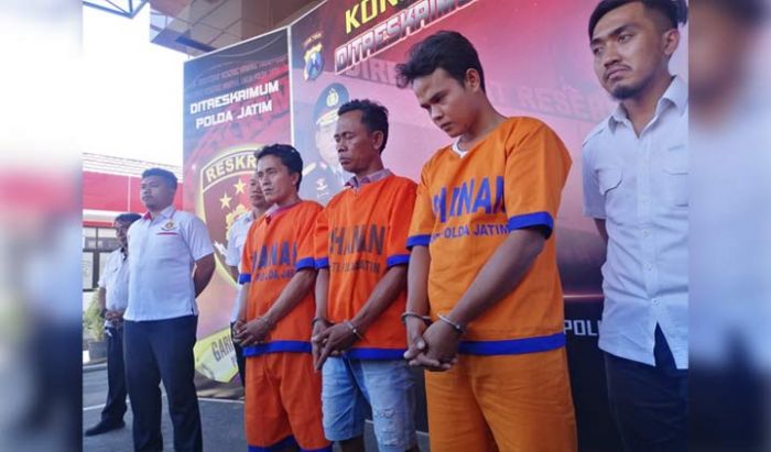 Polda Jatim Kembali Amankan 3 Dari Sisa 18 DPO Kasus Pembakaran Mapolsek Tambelangan