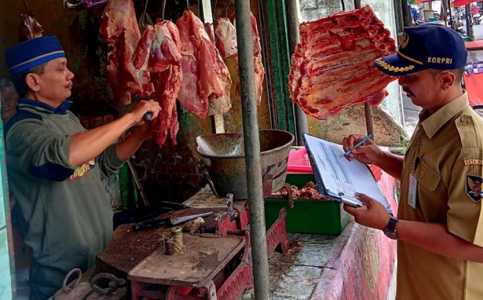 Monitoring DKPP Kota Kediri, Harga Daging Sapi Naik Jelang Idulfitri 2024