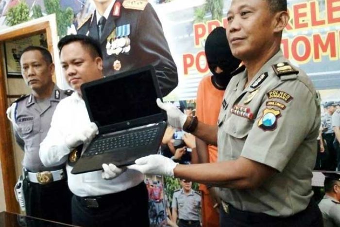 Curi Laptop Milik Penjaga Pom Mini, Warga Kediri Dibekuk di Jombang Curi Laptop Milik Penjaga Pom Mini, Warga Kediri Dibekuk di Jombang