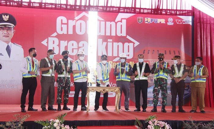 Ditarget Oktober 2021 Kelar, Proyek Revitalisasi Pasar Besar Ngawi Mulai Dikerjakan