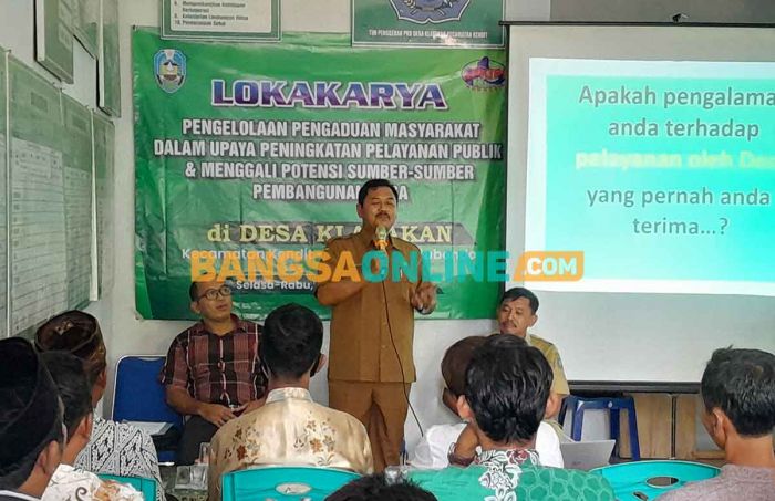 Pemdes Klatakan Situbondo Gelar Lokakarya Pengelolaan Aduan Masyarakat Pemdes Klatakan Situbondo Gelar Lokakarya Pengelolaan Aduan Masyarakat