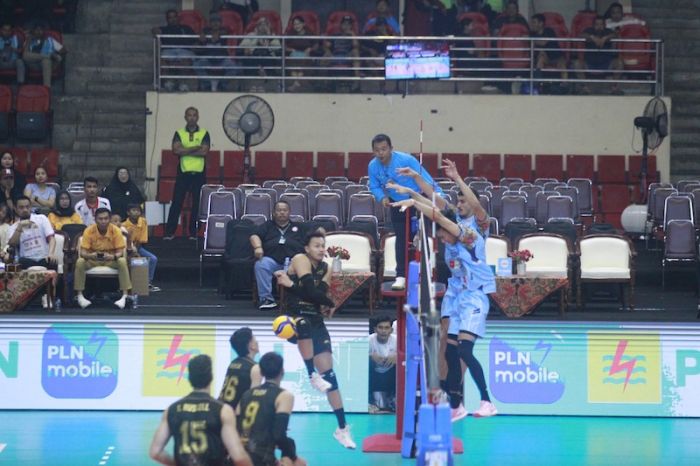 Bhayangkara Presisi Putra Membuka Peluang Lolos Grand Final Proliga2025 Usai Kalahkan Samator Bhayangkara Presisi Putra Membuka Peluang Lolos Grand Final Proliga2025 Usai Kalahkan Samator