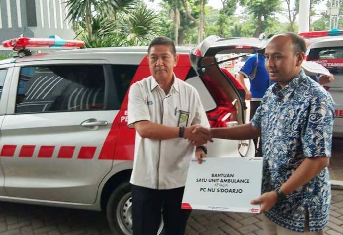 LKNU Sidoarjo Terima Bantuan Mobil Ambulans dari Pertamina LKNU Sidoarjo Terima Bantuan Mobil Ambulans dari Pertamina