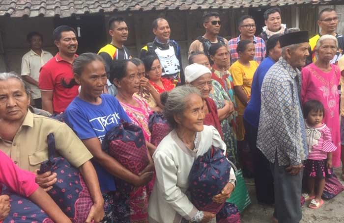 Peringati HUT Brimob, Ratusan Rider Trail Gelar Baksos Penghijauan di Lereng Kelud