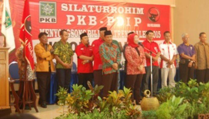 Pasangan Kholik dan Sri Rahayu Deklarasikan Diri Maju dalam Pilbup Trenggalek