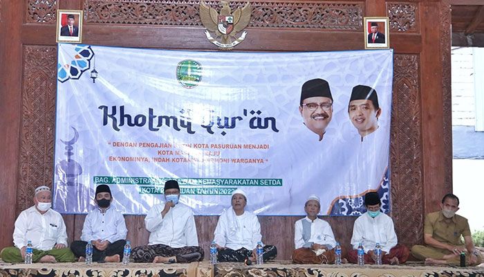 Ikhtiar Menuju Kota Madinah, Pemkot Pasuruan Gelar Khotmil Quran di Pendopo Surga Surgi