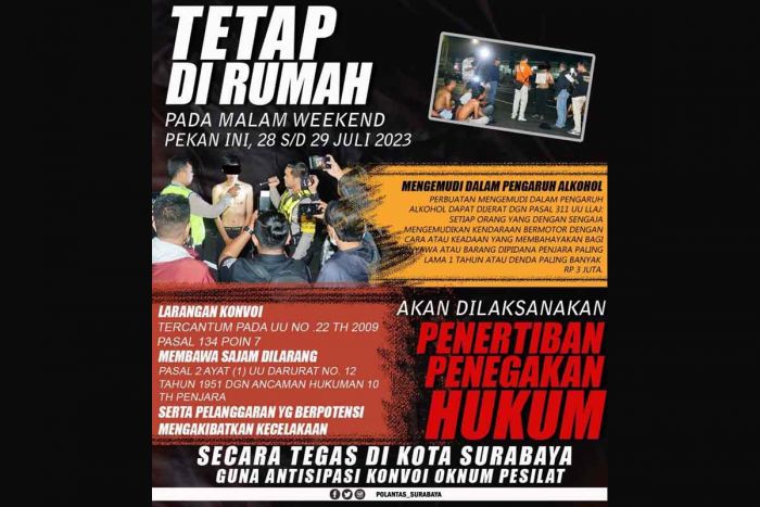 Dekan FISIP Unair Angkat Bicara soal Larangan Keluar Malam yang Digaungkan Polisi di Surabaya