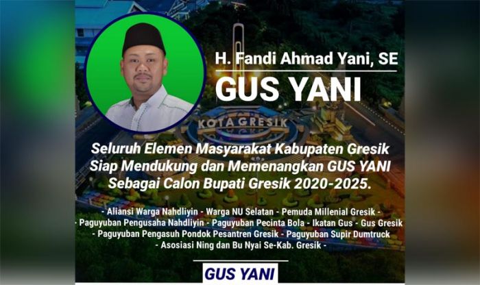 Dorongan agar Yani Maju Pilbup Gresik 2020 Terus Mengalir, Berbagai Kopmas Suarakan Dukungan