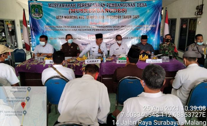 Gelar Musrenbangdes, Pemdes Ngerong Pasuruan Libatkan Semua Unsur