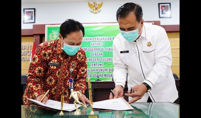 RSUD dr Iskak Teken Kerja Sama Soal Hukum Perdata dan Tata Usaha dengan Kejari Tulungagung