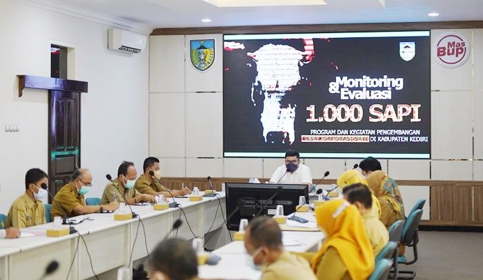 Sukseskan Program Desa Korporasi Sapi Kementan, Bupati Kediri Minta Kerja Sama Lintas Sektor