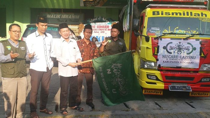 PCNU Sidoarjo Kirim Bantuan Tahap 2 ke Lombok Sekaligus Bangun 3 Musala
