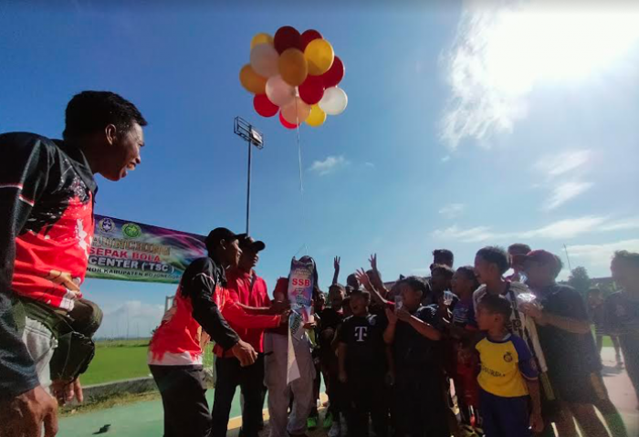 Resmikan Sekolah Sepak Bola, Ketua Askab PSSI Bojonegoro Berharap Lahir Talenta Muda Berbakat