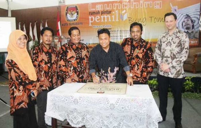 KPU Surabaya Luncurkan Rumah Pintar Pemilu Bung Tomo