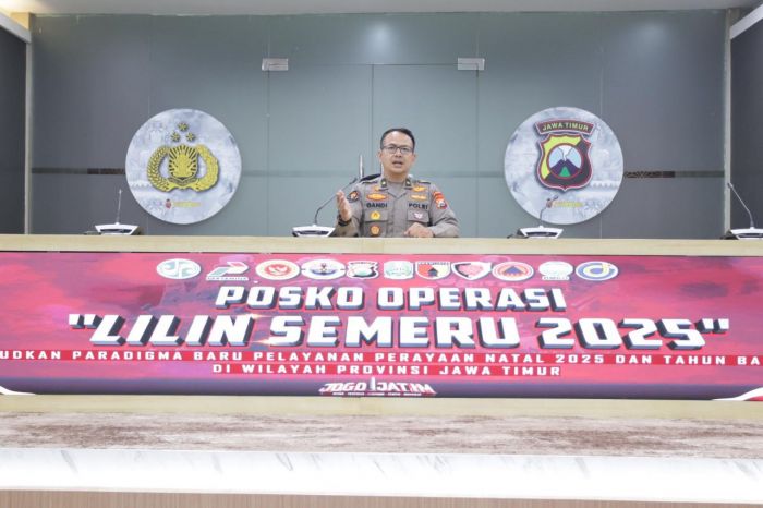 Arus Lalin Nataru Jatim dalam Operasi Lilin Semeru 2025 Terpantau Stabil