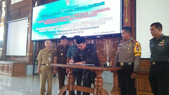 Cegah Penyelewengan DD, Pemkab dan Polres Teken MoU