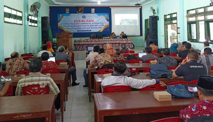 Disdik Sampang Gelar Sosialisasi PPDB Jenjang SD dan SMP