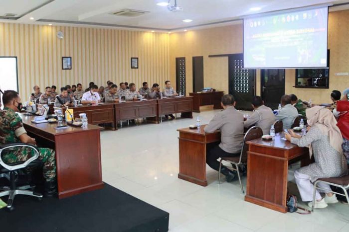 Menjelang Nataru 2023, Kapolres Mojokerto Kota Ikuti Rakor Lintas Sektoral yang Dipimpin Kapolri Menjelang Nataru 2023, Kapolres Mojokerto Kota Ikuti Rakor Lintas Sektoral yang Dipimpin Kapolri