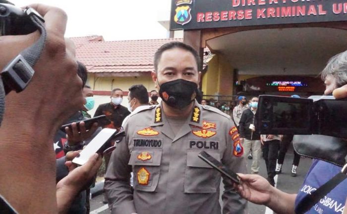 Polda Jatim Tetapkan 14 Orang Tersangka Dalam Demo Tolak UU Cipta Kerja, 620 Orang Dipulangkan