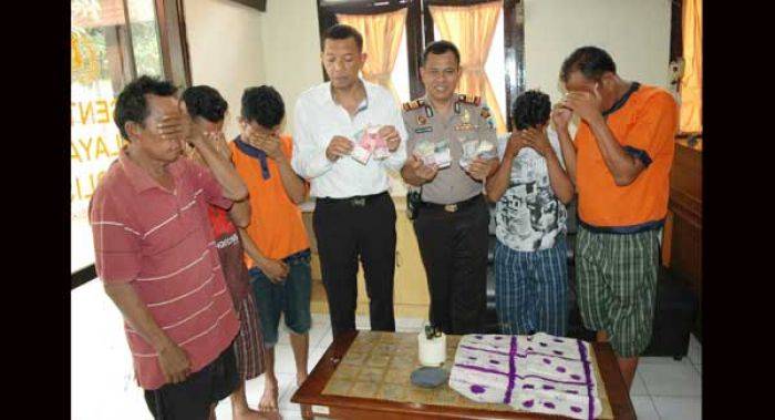 Polsek Gresik Kota Ringkus 5 Pejudi Dadu Polsek Gresik Kota Ringkus 5 Pejudi Dadu