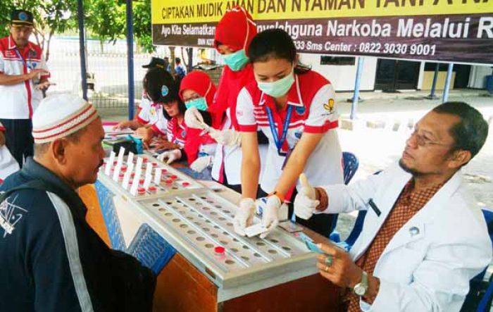 Cegah Penggunaan Narkoba, Sopir MPU di Kota Kediri Dites Urine