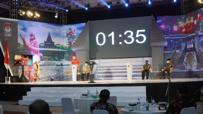 Debat Publik Pilwali Blitar Kurang Greget, Dua Paslon Debat Publik Pilwali Blitar Kurang Greget, Dua Paslon