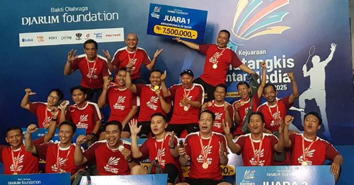 Wartawan Kediri Pertahankan Gelar Juara di KBAM 2025 Zona Timur Surabaya Wartawan Kediri Pertahankan Gelar Juara di KBAM 2025 Zona Timur Surabaya