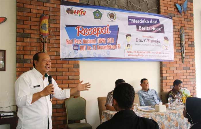 Gandeng Pemkab, PWI Sidoarjo Ajak Masyarakat Perangi Berita Hoax Gandeng Pemkab, PWI Sidoarjo Ajak Masyarakat Perangi Berita Hoax