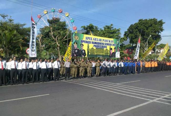 Ops Ramadniya Semeru 2017, Polres Batu Kerahkan 475 Personel Ops Ramadniya Semeru 2017, Polres Batu Kerahkan 475 Personel
