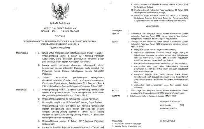 Kerja 6 Bulan Dikasih Rp 500 Ribu, Tim Penyusun PPKD Tolak Honor Pemkab Pasuruan