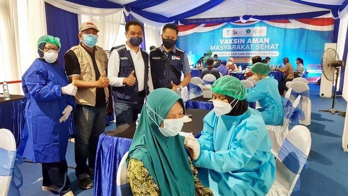 Dukung Pemerintah Wujudkan Herd Immunity, Bandell Lighting Gelar Vaksinasi Bonus Sembako