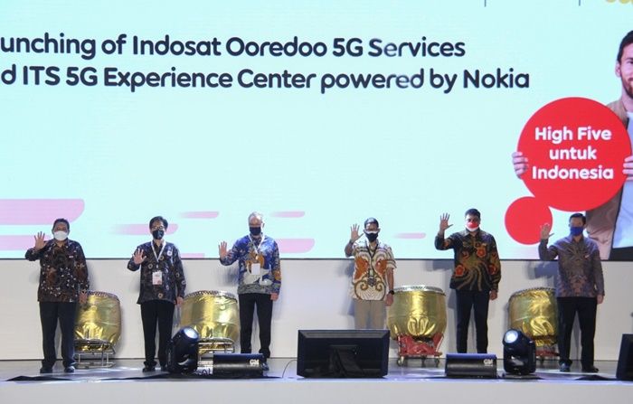 Jaringan 5G Indosat Launching di Surabaya