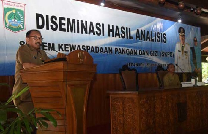 Tingkatkan Pemenuhan Gizi, Sekda Malang Buka Diseminasi Hasil Analisis SKPG
