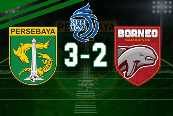 Hasil Liga 1: Gol Telat Nufiandani Bawa Bajul Ijo Menang Dramatis 3-2 atas Borneo FC Hasil Liga 1: Gol Telat Nufiandani Bawa Bajul Ijo Menang Dramatis 3-2 atas Borneo FC